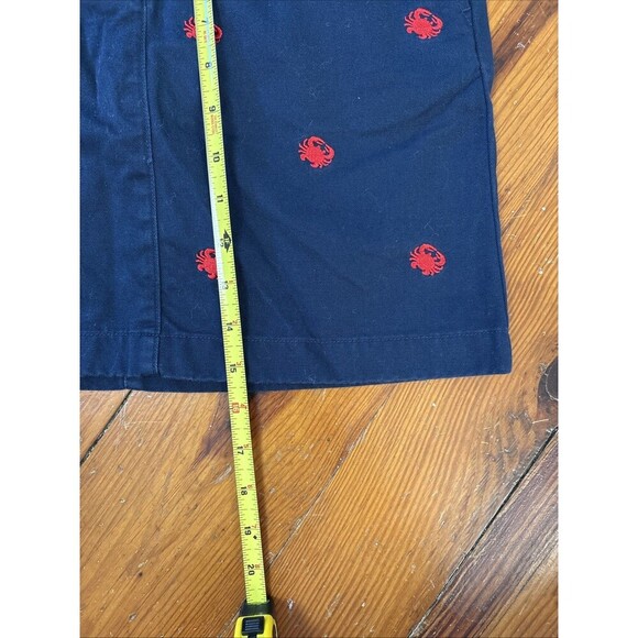 Vineyard Vines Embroidered Crab Skirt Navy Blue Red Short Nautical Size 0 - Picture 3 of 5